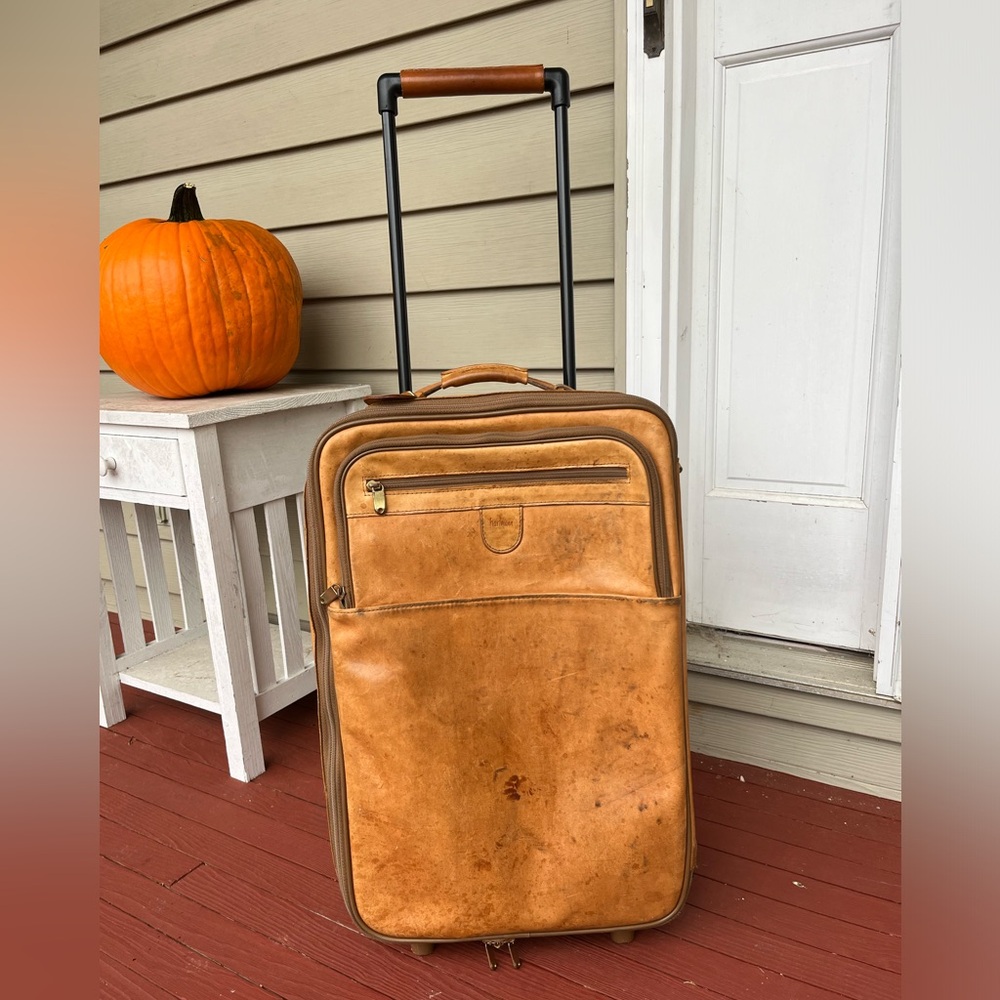 Vintage Hartmann Leather Suitcase
